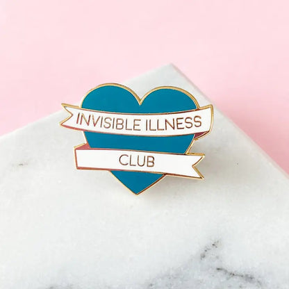 Invisible Illness Club Enamel Badge