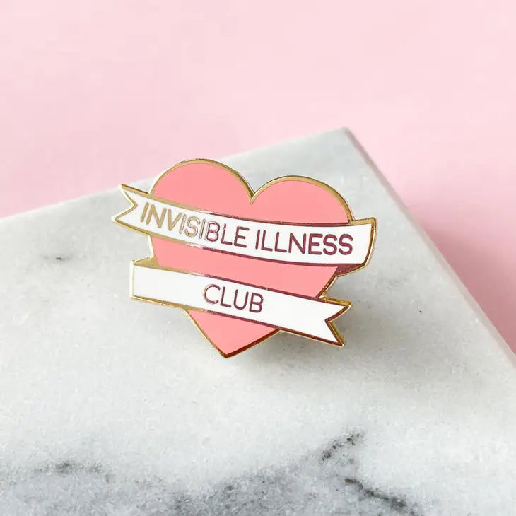 Invisible Illness Club Enamel Badge