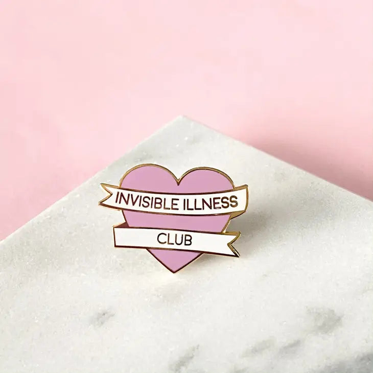 Invisible Illness Club Enamel Badge