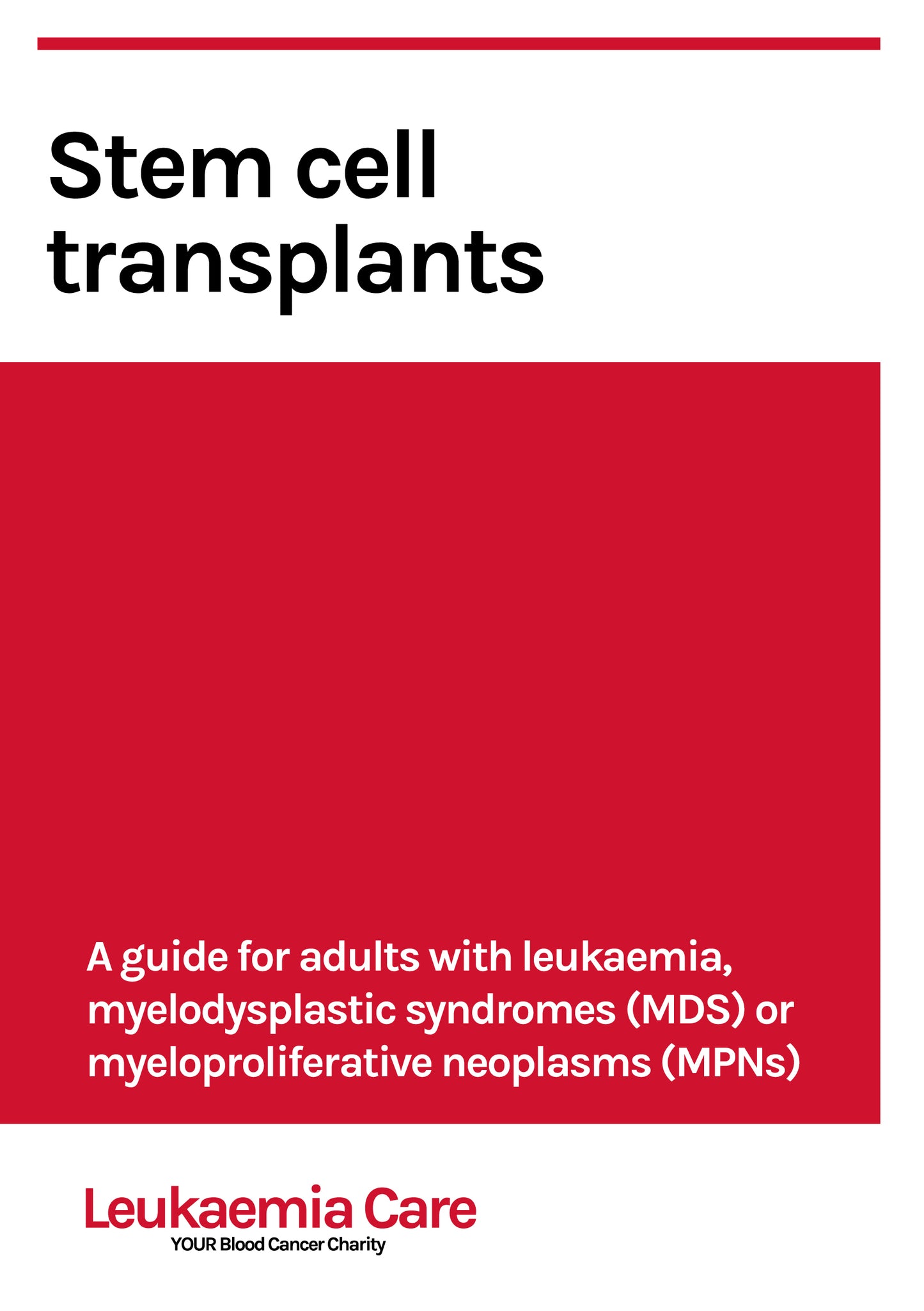 Stem cell transplants