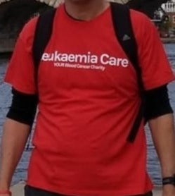 Leukaemia Care Red Short Sleeve T-shirt: Unisex fit