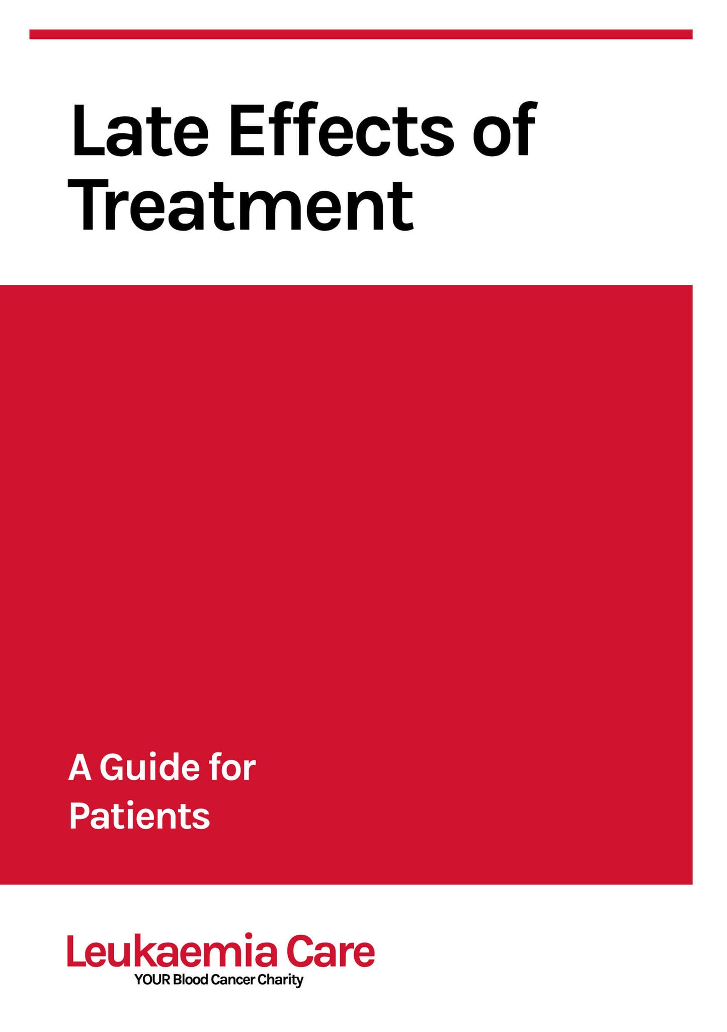 Late Effects of Treatment