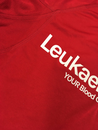 Leukaemia Care Red technical t-shirt
