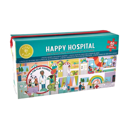 Happy Hospital 60pc Floor Puzzle with Pop Out Pieces
