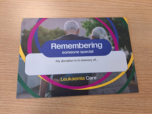 Leukaemia Care Funeral Collection Envelopes
