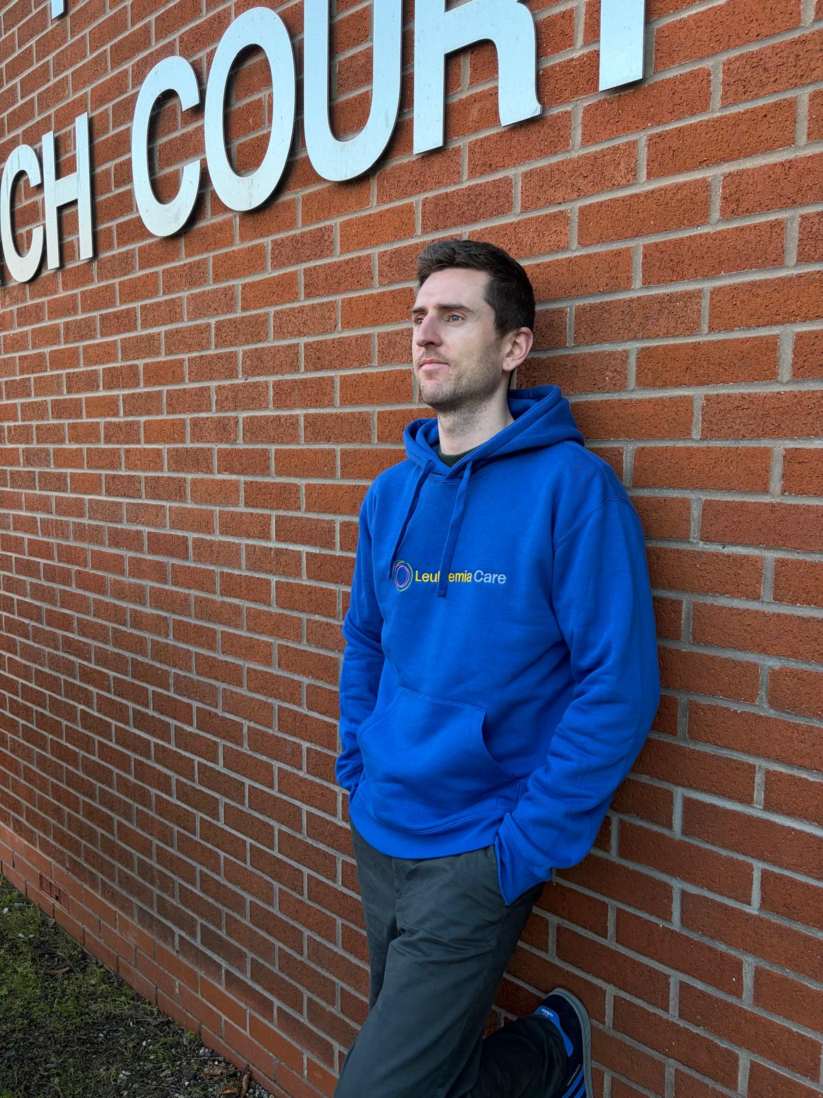 Leukaemia Care Blue Hooded Sweatshirt