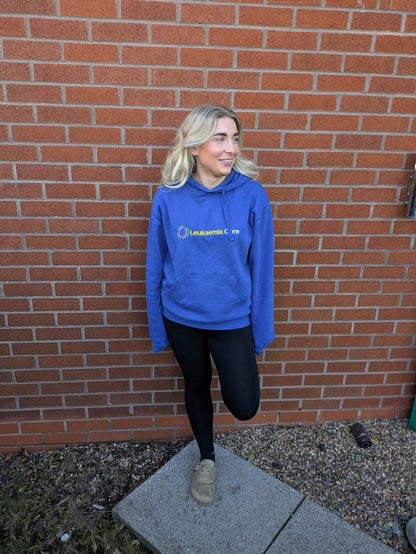 Leukaemia Care Blue Hooded Sweatshirt