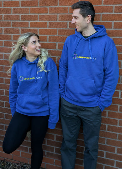 Leukaemia Care Blue Hooded Sweatshirt