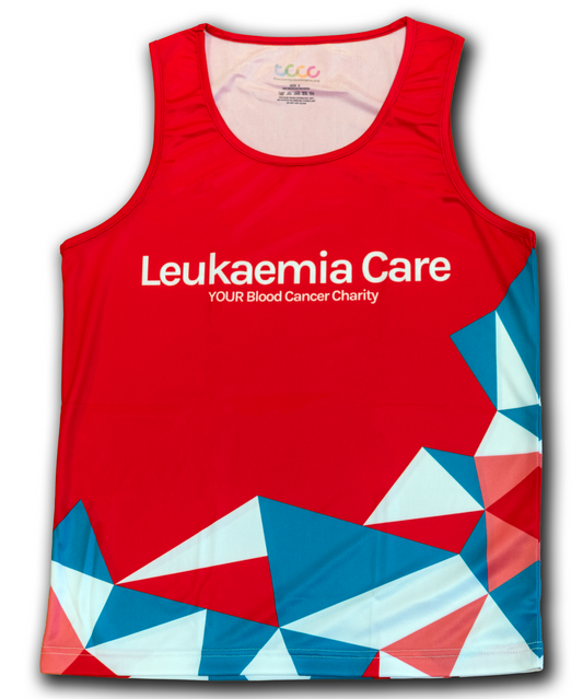 London Marathon Running Vest for Leukaemia Care