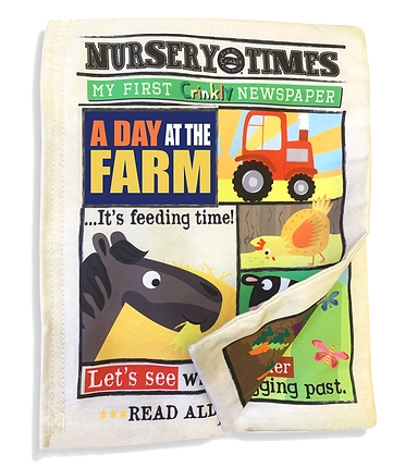 Nursery Times Crinkly Newspaper