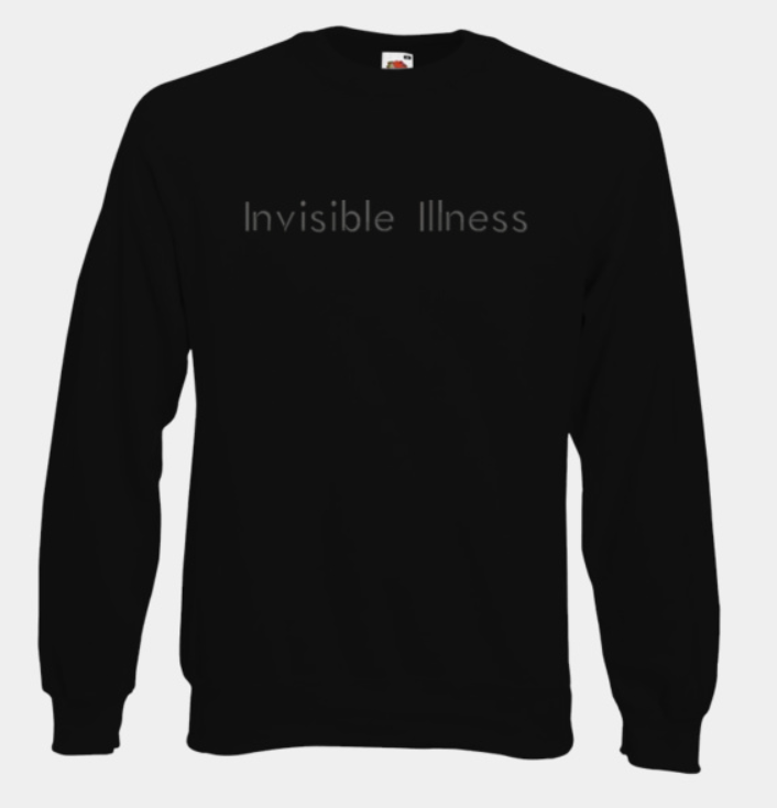 Invisible Illness Sweatshirt - Black
