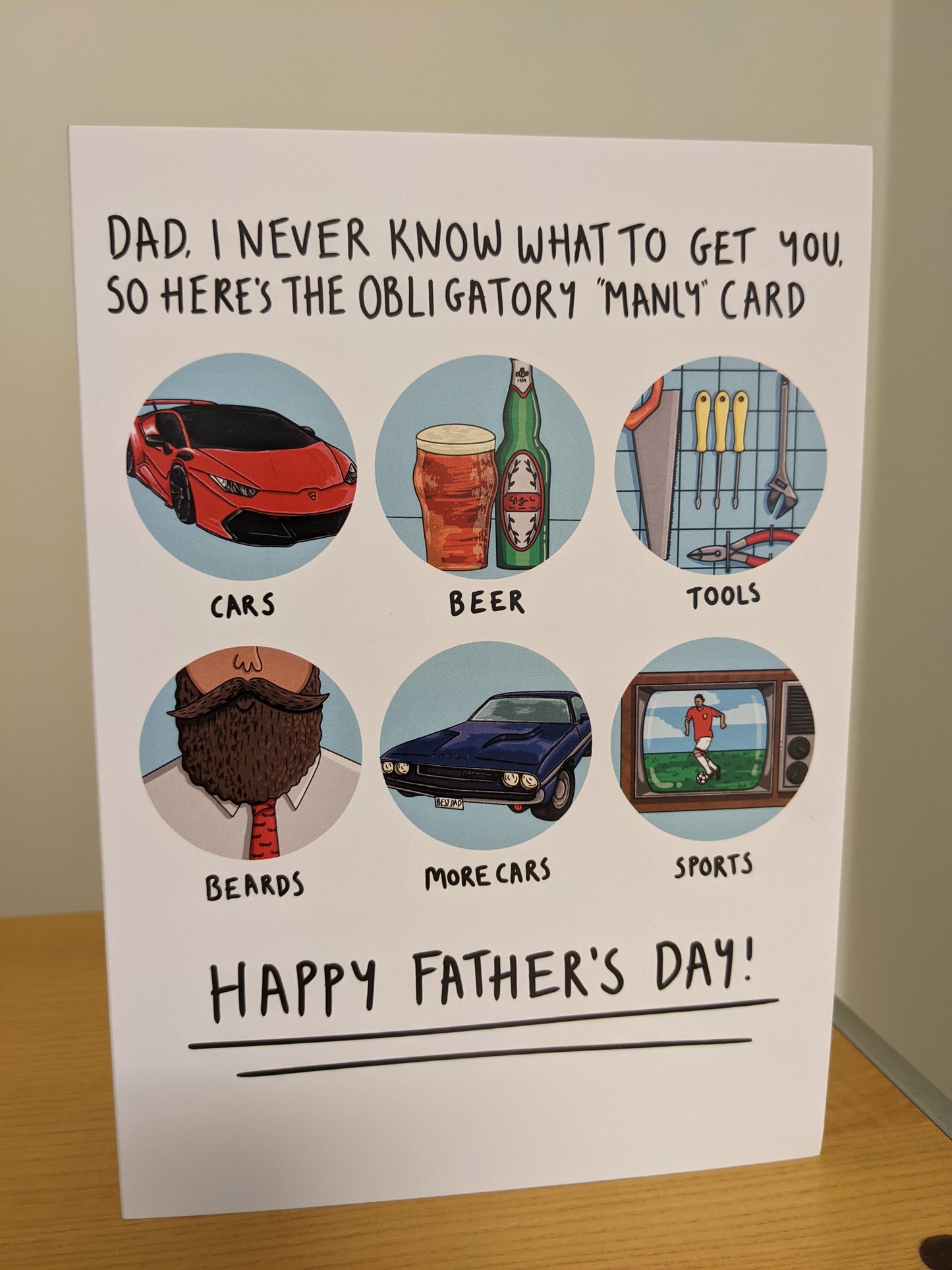 Leukaemia Care Father's Day card