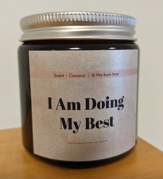 Affirmation Candle - I am doing my best
